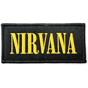 Nirvana - Logo Woven Patch in the group MERCHANDISE / Patch / Heavy Metal at Bengans Skivbutik AB (3882214)