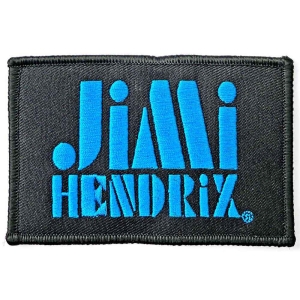 Jimi Hendrix - Stencil Logo Woven Patch in the group MERCHANDISE / Merch / Pop-Rock at Bengans Skivbutik AB (3882215)