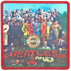 The Beatles - Sgt. Pepper's... Woven Patch in the group MERCHANDISE / Merch / Pop-Rock at Bengans Skivbutik AB (3882225)