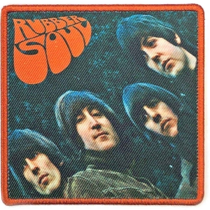 The Beatles - Rubber Soul Woven Patch in the group MERCHANDISE / Accessoarer / Pop-Rock at Bengans Skivbutik AB (3882372)