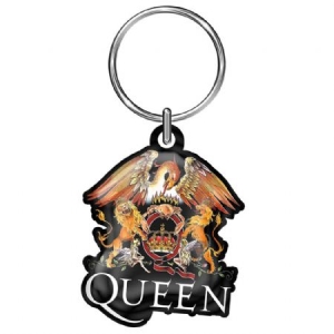 Queen - Keychain: Crest (Die-cast Relief) in the group MERCHANDISE / Keyring / Pop-Rock at Bengans Skivbutik AB (3882429)