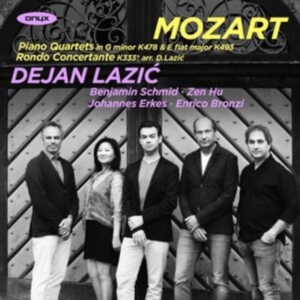 Mozart W A - Piano Quartets, Rondo Concertante in the group Externt_Lager / at Bengans Skivbutik AB (3899897)