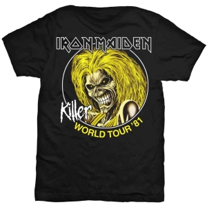 Iron Maiden - Killers World Tour 81 Uni Bl    in the group MERCHANDISE / T-shirt / Heavy Metal at Bengans Skivbutik AB (3907242r)
