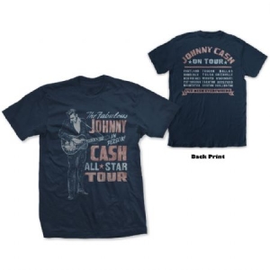 Johnny Cash - Unisex Tee: All Star Tour (Back Print) in the group OTHER / Merch T-shirts / Classic Tours at Bengans Skivbutik AB (3907251r)