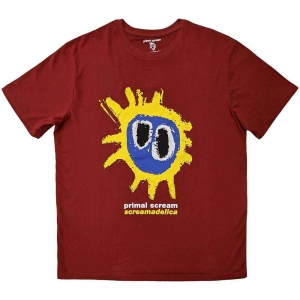 Primal Scream - Screamadelica Red Uni Tee T-Shirt  (S) in the group OTHER / -Start Tshirt at Bengans Skivbutik AB (3921969)
