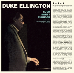 Ellington Duke - Such Sweet Thunder in the group CD / Jazz at Bengans Skivbutik AB (3924149)
