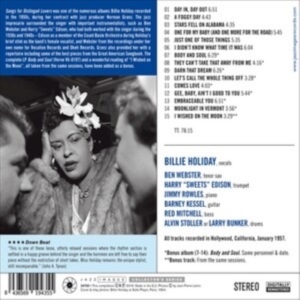 Billie Holiday - Songs For Distingue Lovers in the group CD / Jazz at Bengans Skivbutik AB (3925485)