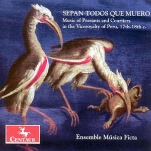 Musica Ficta - Sepan Todos Que Muero in the group CD / Pop-Rock at Bengans Skivbutik AB (3929031)