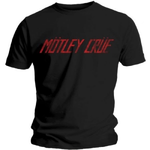 Mötley Crue - Mötley Crue unisex tee : Distressed logo in the group OTHER / MK Test 5 at Bengans Skivbutik AB (3932668r)