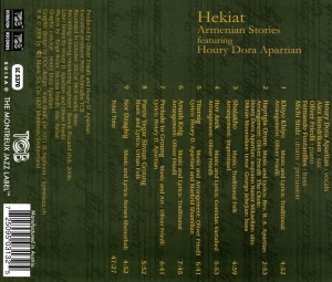 Apartian Dora Houry - Hekiat-Armenian Stories in the group CD / Elektroniskt,World Music at Bengans Skivbutik AB (3933616)
