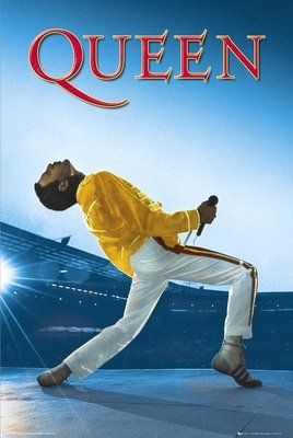 Queen - Wembley Poster in the group CDON - Exporterade Artiklar_Manuellt / Merch_CDON_exporterade at Bengans Skivbutik AB (3939643)
