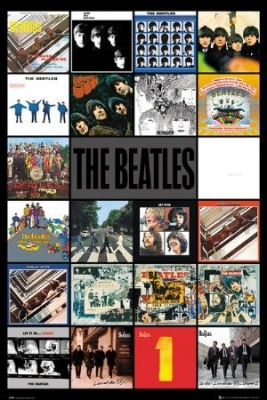 The Beatles - Albums Poster in the group OTHER / Merchandise at Bengans Skivbutik AB (3939644)