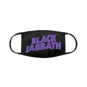 Black Sabbath - Wavy Logo Bl Face Mask in the group OTHER / Merchandise at Bengans Skivbutik AB (3940236)