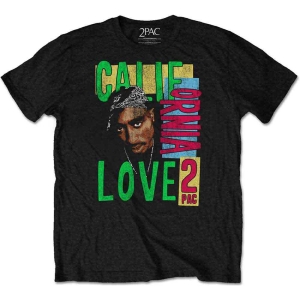 Tupac - Ca Love Uni Bl    in the group MERCHANDISE / T-shirt / Hip Hop-Rap at Bengans Skivbutik AB (3942928r)