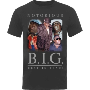 Biggie Smalls - Collage Uni Bl    in the group MERCHANDISE / T-shirt / Hip Hop-Rap at Bengans Skivbutik AB (3942955r)