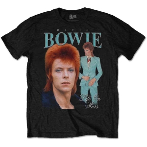 David Bowie - Life On Mars Homage Uni Bl    in the group MERCH / T-Shirt /  at Bengans Skivbutik AB (3942966r)