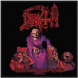 Death - Scream Bloody Gore Standard Patch in the group MERCHANDISE / Accessoarer / Hårdrock at Bengans Skivbutik AB (3943291)