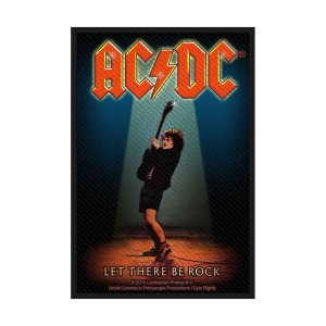 Ac/Dc - Let There Be Rock Standard Patch in the group MERCHANDISE / Accessoarer / Hårdrock at Bengans Skivbutik AB (3943295)