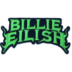 Billie Eilish - Flame Green Woven Patch in the group OTHER / Merch Patch at Bengans Skivbutik AB (3943680)