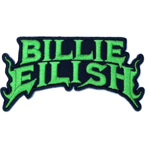 Billie Eilish - Flame Green Woven Patch in the group MERCHANDISE / Patch / Pop-Rock at Bengans Skivbutik AB (3943680)