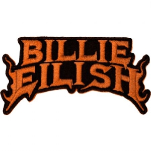 Billie Eilish - Billie Eilish Standard Patch : Flame Orange in the group OTHER / Merch Patch at Bengans Skivbutik AB (3943681)