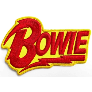 David Bowie - Diamond Dogs 3D Logo Woven Patch in the group MERCHANDISE / Merch / Pop-Rock at Bengans Skivbutik AB (3943687)