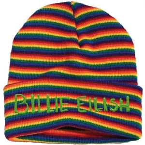 Billie Eilish - Billie Eilish Unisex Beanie Hat : Stripes in the group OTHER / Merch New Items at Bengans Skivbutik AB (3944415)