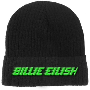 Billie Eilish - Billie Eilish Unisex Beanie Hat : Racer Logo in the group OTHER / MK Test 1 at Bengans Skivbutik AB (3944416)
