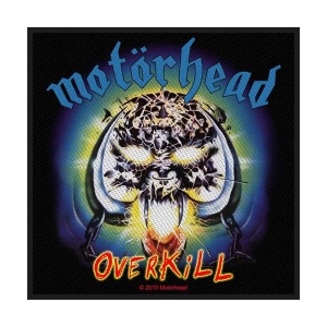 Motorhead - Overkill Standard Patch in the group MERCHANDISE / Patch / Heavy Metal at Bengans Skivbutik AB (3946369)