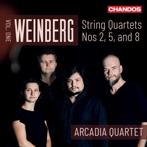Weinberg Mieczyslaw - String Quartets, Vol.1 - Nos. 2, 5, in the group Externt_Lager /  at Bengans Skivbutik AB (3949106)