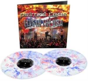 Primal Fear - Live In The Usa (White W Blue+Red M in the group VINYL / Hårdrock at Bengans Skivbutik AB (3952417)
