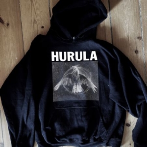 Hurula - Hood fågel svart in the group OTHER / Merchandise at Bengans Skivbutik AB (3953283r)