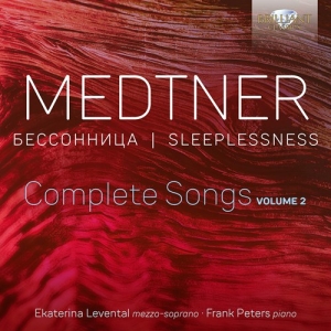 Medtner Nikolai - Complete Songs, Vol. 2 - Sleeplessn in the group Externt_Lager /  at Bengans Skivbutik AB (3965619)
