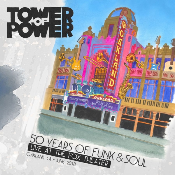 Tower Of Power - 50 Years Of Funk & Soul: Live At Th in the group Externt_Lager /  at Bengans Skivbutik AB (3970302)