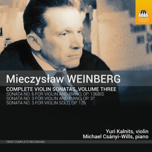 Weinberg Mieczyslaw - Complete Violin Sonatas, Vol. 3 in the group Externt_Lager /  at Bengans Skivbutik AB (3972695)