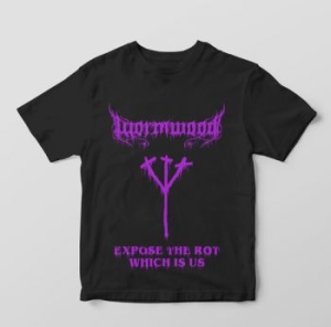 Wormwood - T/S Expose The Rot Which Is Us (Xxl in the group MERCHANDISE / Merch / Hårdrock at Bengans Skivbutik AB (3980097)