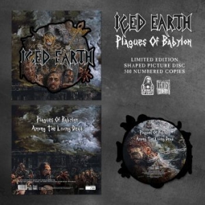 Iced Earth - Plagues Of Babylon (Pic Disc Shaped in the group VINYL / Hårdrock/ Heavy metal at Bengans Skivbutik AB (3982298)
