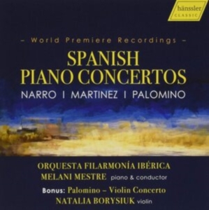 Martinez Mariana Narro Manuel P - Spanish Piano Concertos in the group Externt_Lager / at Bengans Skivbutik AB (3985415)