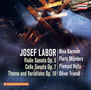 Josef Labor - Violin Sonata, Op. 5, Cello Sonata, in the group CD / Upcoming releases / Classical at Bengans Skivbutik AB (3988823)