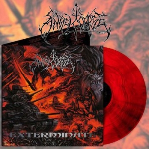 Angelcorpse - Exterminate (Red Marble Vinyl Lp) in the group VINYL / Hårdrock/ Heavy metal at Bengans Skivbutik AB (3990839)