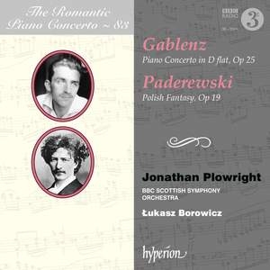 Gablenz Jerzy Paderewski Ignacy - Gablenz: Piano Concerto Paderewski in the group CD / Upcoming releases / Classical at Bengans Skivbutik AB (3992582)