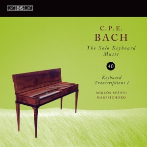 Bach Carl Philipp Emanuel - Solo Keyboard Music, Vol. 40 in the group CD / Upcoming releases / Classical at Bengans Skivbutik AB (3992584)