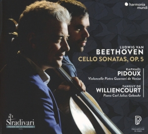 Pidoux Raphael / Tanguy de Williencourt - Beethoven Cello Sonatas Op. 5 in the group CD / Klassiskt,Övrigt at Bengans Skivbutik AB (3995057)