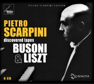 Scarpini Pietro - Plays Busoni and Liszt - Discovered Tape in the group CD / Klassiskt,Övrigt at Bengans Skivbutik AB (3996005)