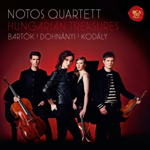 Notos Quartett - Hungarian Treasures - Bartók, Dohnányi, Kodály in the group OTHER / Övrigt / at Bengans Skivbutik AB (4006561)
