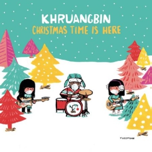 KHRUANGBIN - Christmas Time Is Here (Red Vinyl) in the group Minishops / Khruangbin at Bengans Skivbutik AB (4011759)