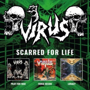 Virus - Scarred For Life (3 Cd) in the group CD / Hårdrock at Bengans Skivbutik AB (4017817)