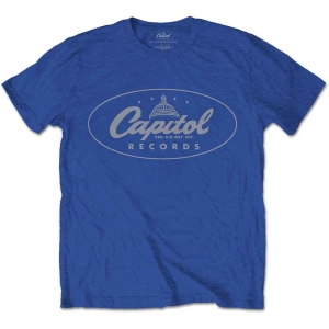 Capitol Records - Logo Uni Blue    in the group MERCHANDISE / T-shirt / Övrigt at Bengans Skivbutik AB (4018967r)