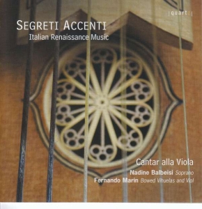 Various - Segreti Accenti - Italian Renaissan in the group CD / Klassiskt at Bengans Skivbutik AB (4021821)