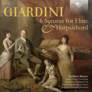 Giardini Felice - 6 Sonatas For Flute & Harpsichord in the group Externt_Lager / at Bengans Skivbutik AB (4024204)